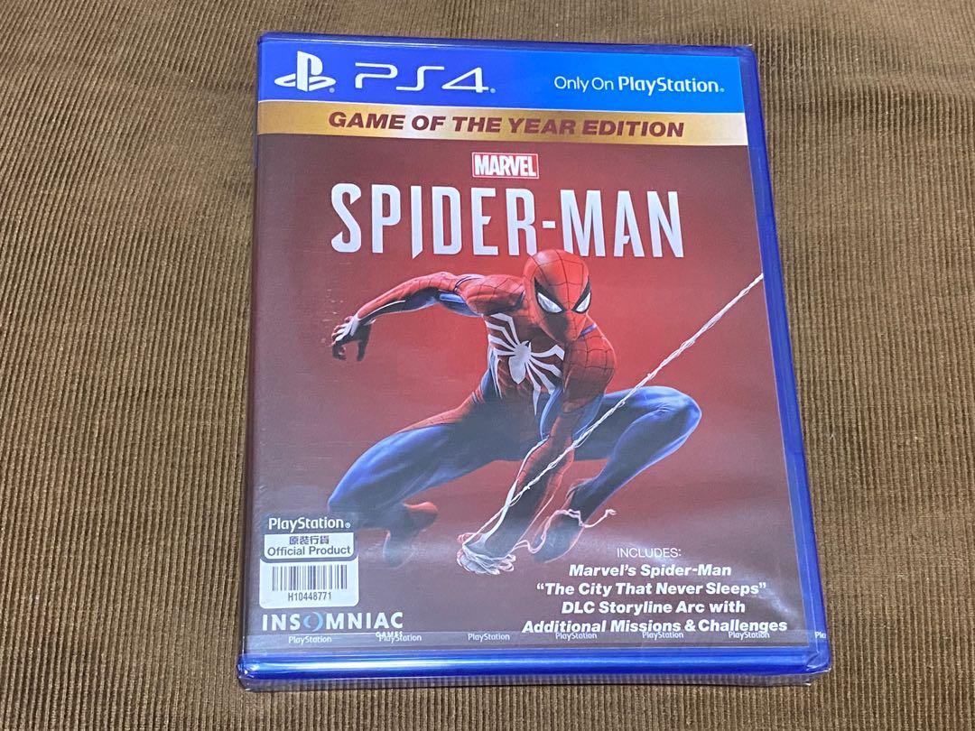 Ps4 Marvel Spider Man Game Of The Year Edition Toys Games Video Gaming Video Games On Carousell