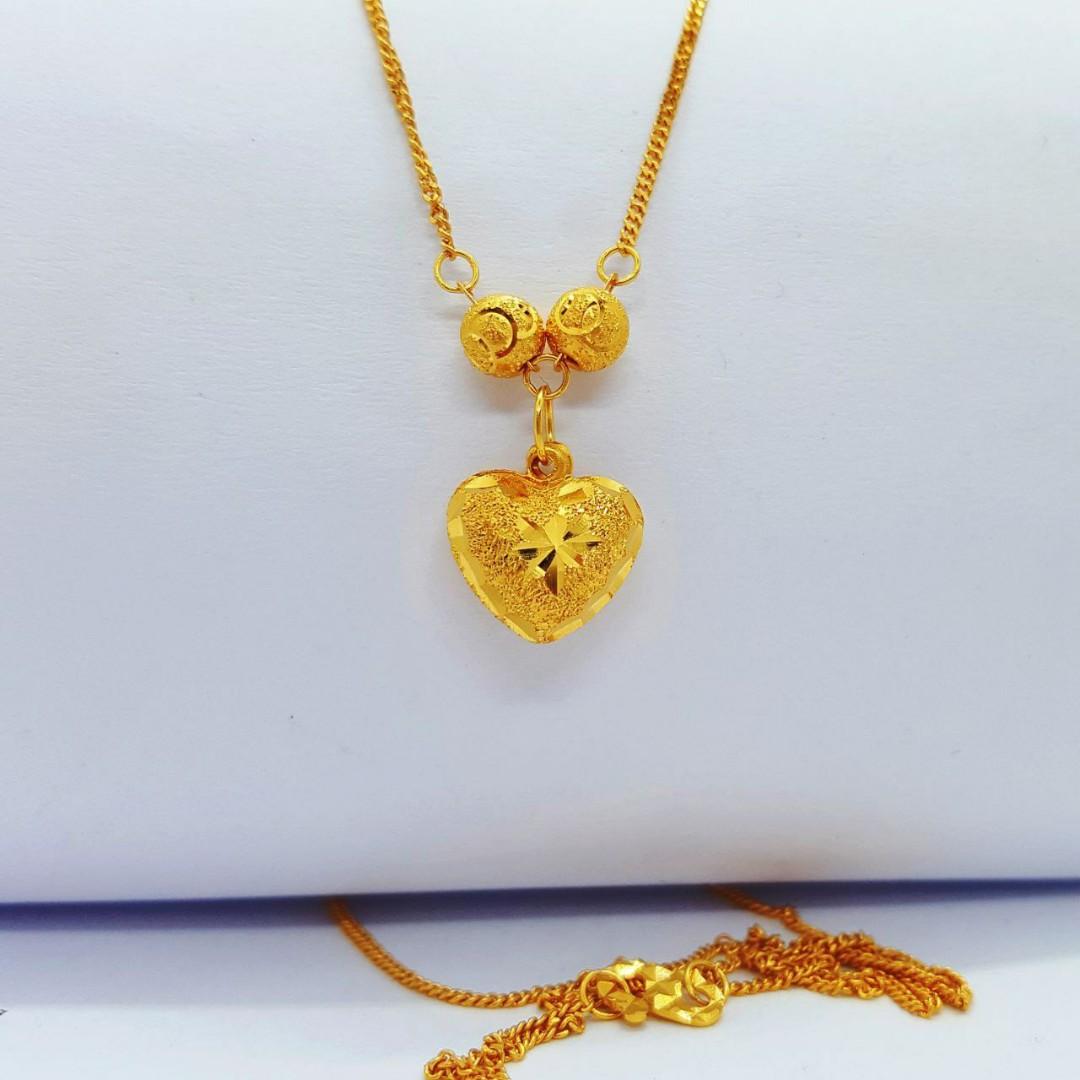 Rantai Leher Original Emas 916 Women S Fashion Jewellery On Carousell