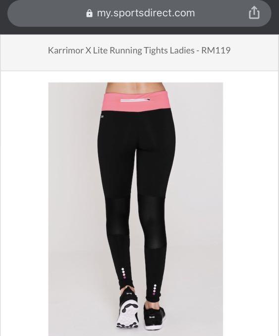 Karrimor Running Pants Black Size M, Men's Fashion, Activewear on Carousell