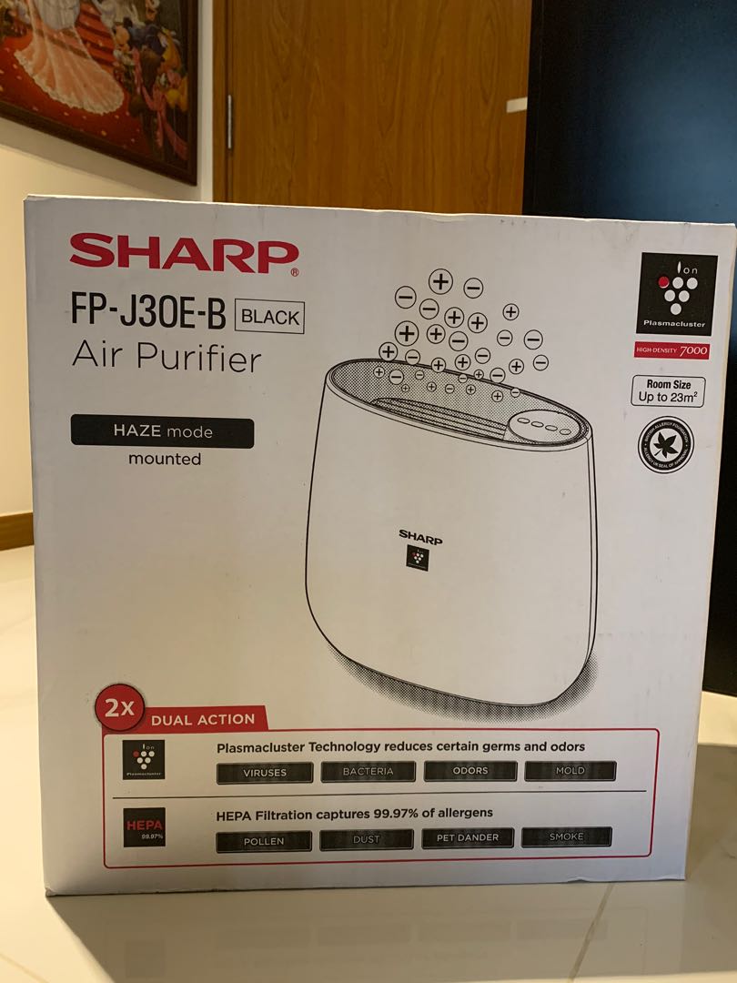 Sharp Air Purifier Plasmacluster Fp J30e Home Appliances Cooling Air Care On Carousell