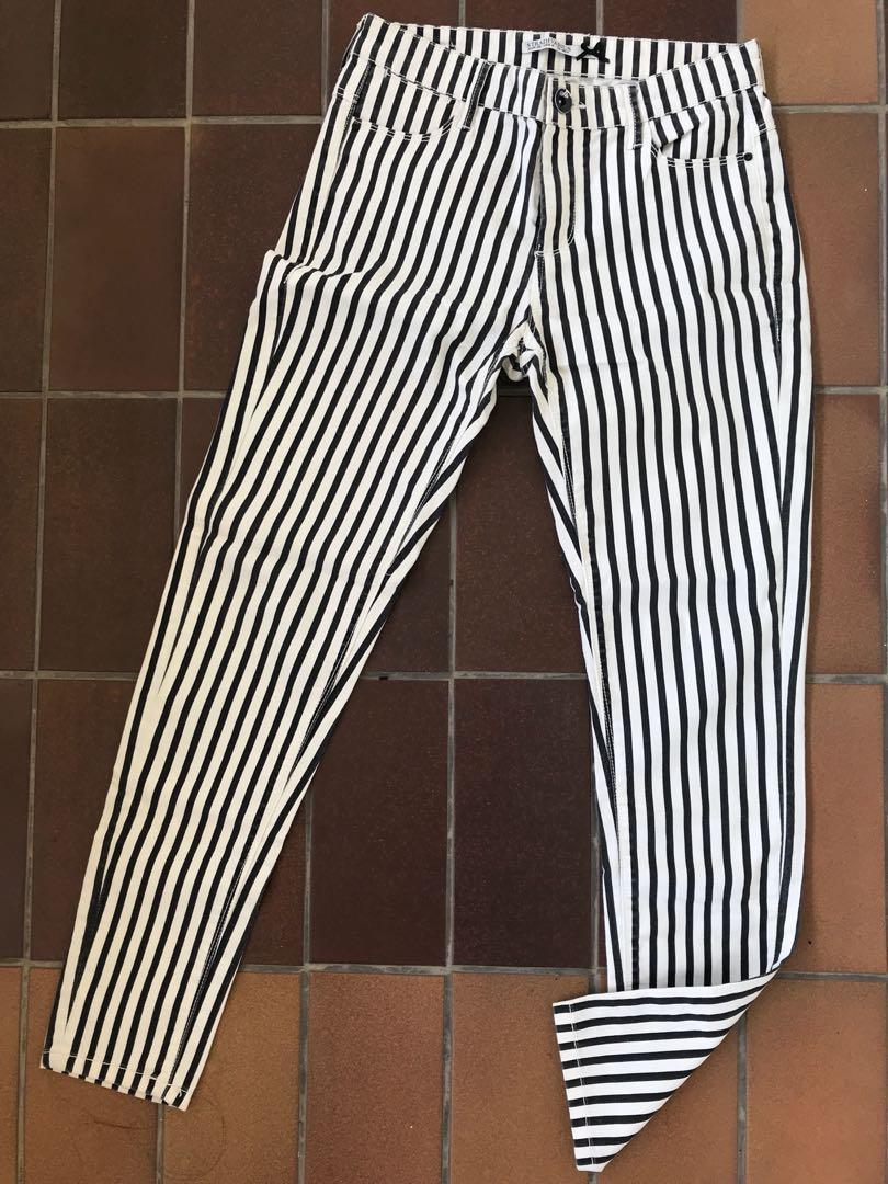 Stradivarius striped jeans sale