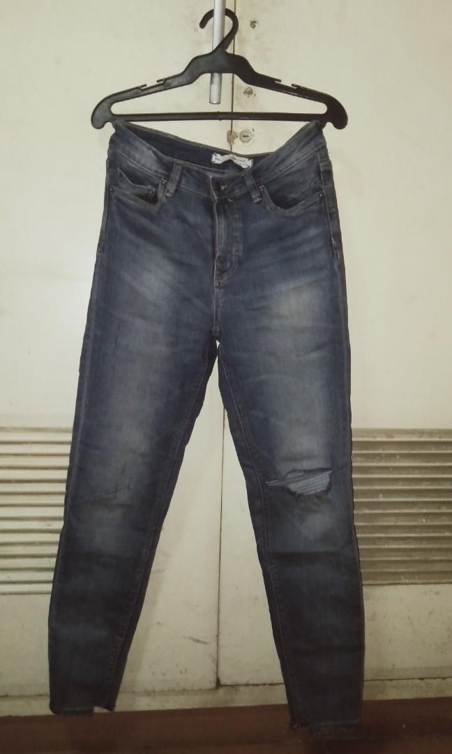 jeans stradivarius regular high waist