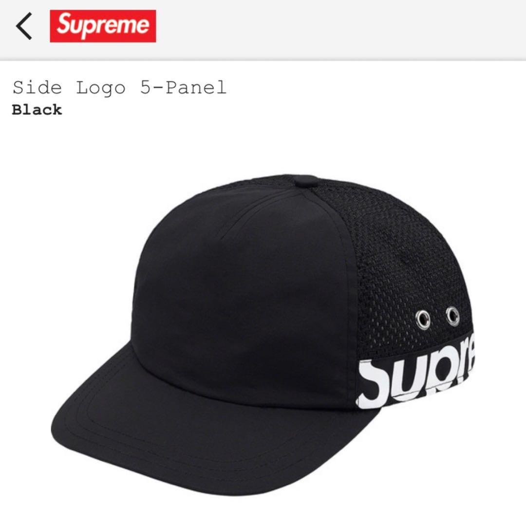 Supreme Side Logo 5 Panel Cap, Men's Fashion, Watches