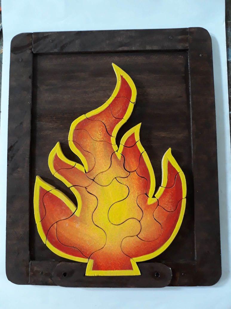 Survivor Fire Puzzle (keyword: buff) (Category: Board Games & Puzzles) located in Manila. Submitted by lordnicolas (Listing ID 1015978683, Image 1). Description: Make your Survivor dreams come to life with this replica of an infamous Survivor puzzle that appeared in Survivor: Caramoan and Survivor: Island of the Idols This is the perfect Survivor gift! :) Details are as follows: - 22 pc wooden fire puzzle - BOARD: 10.2in x 12.5in - Handmade item 