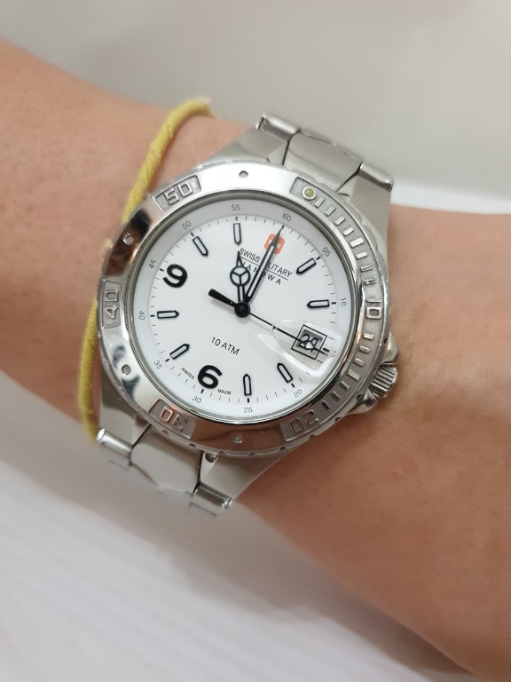swiss military hanowa swiss made men s quartz watch 10 atm