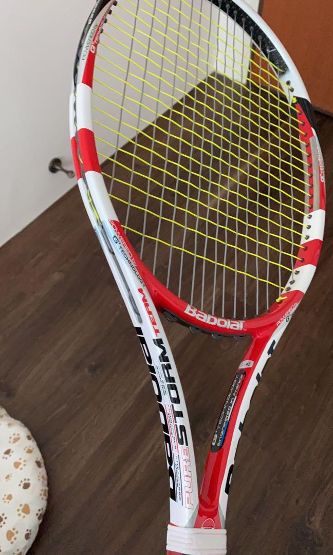 Tennis Racket Babolat Pure Storm Team GT, Sports Equipment, Sports ...