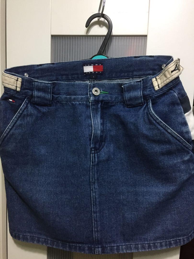 tommy hilfiger denim skirts