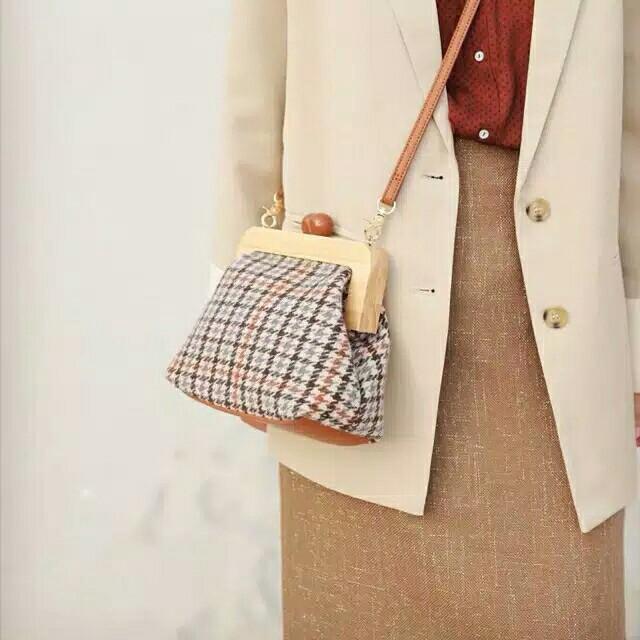 Topshop wooden bag on sale