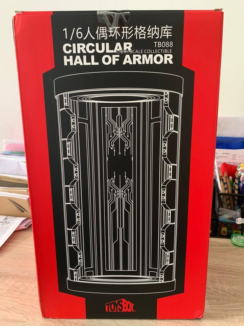 Toysbox 1/6 circular hall of armour for spiderman iron man (Ready stock