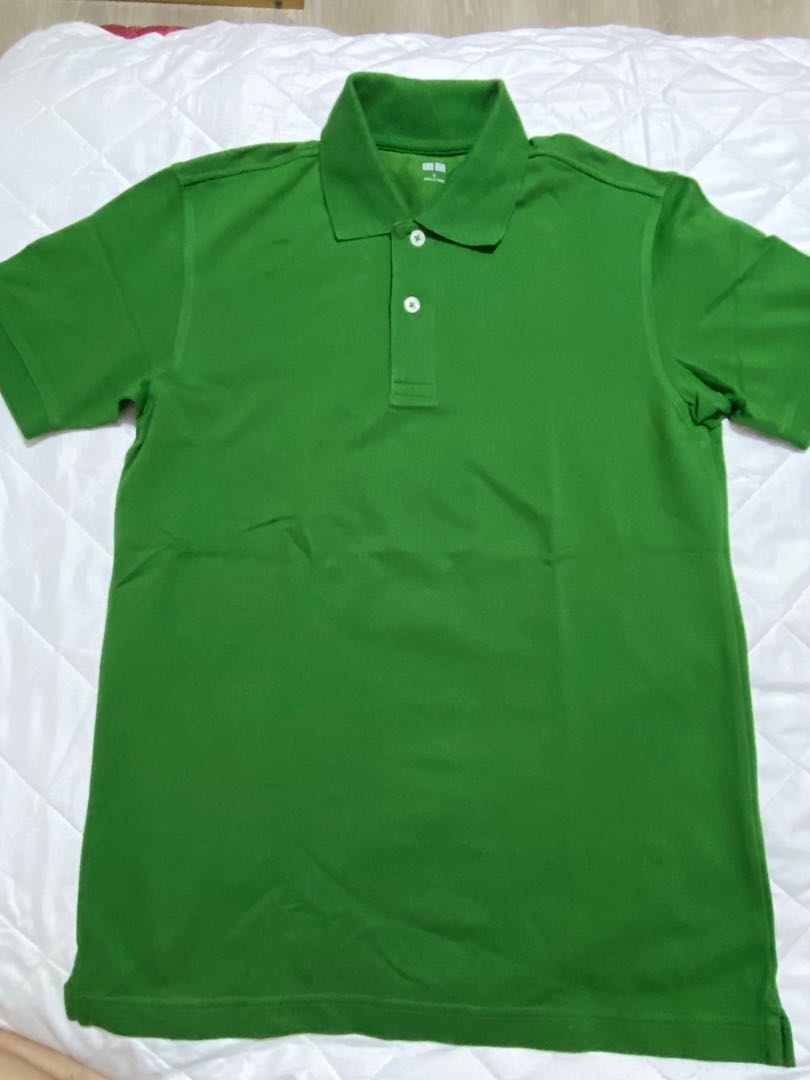 Uniqlo Polo shirt - Green, Men's Fashion, Tops & Sets, Tshirts & Polo ...