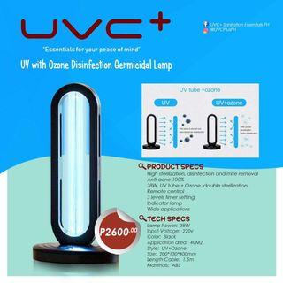 UV lamp anti Bacterial w Ozone disinfectant