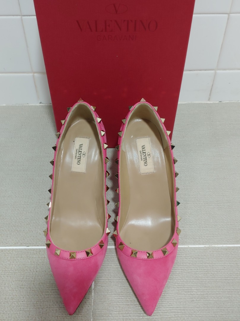 Hot pink valentino heels outlet