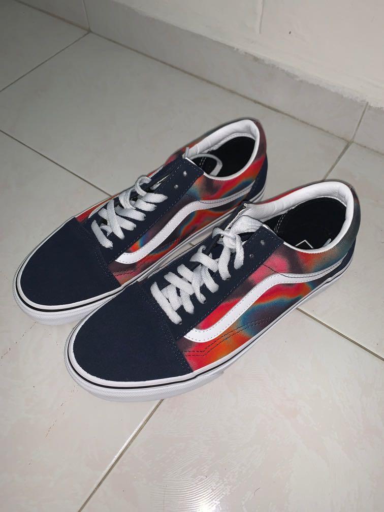 dark aura old skool vans