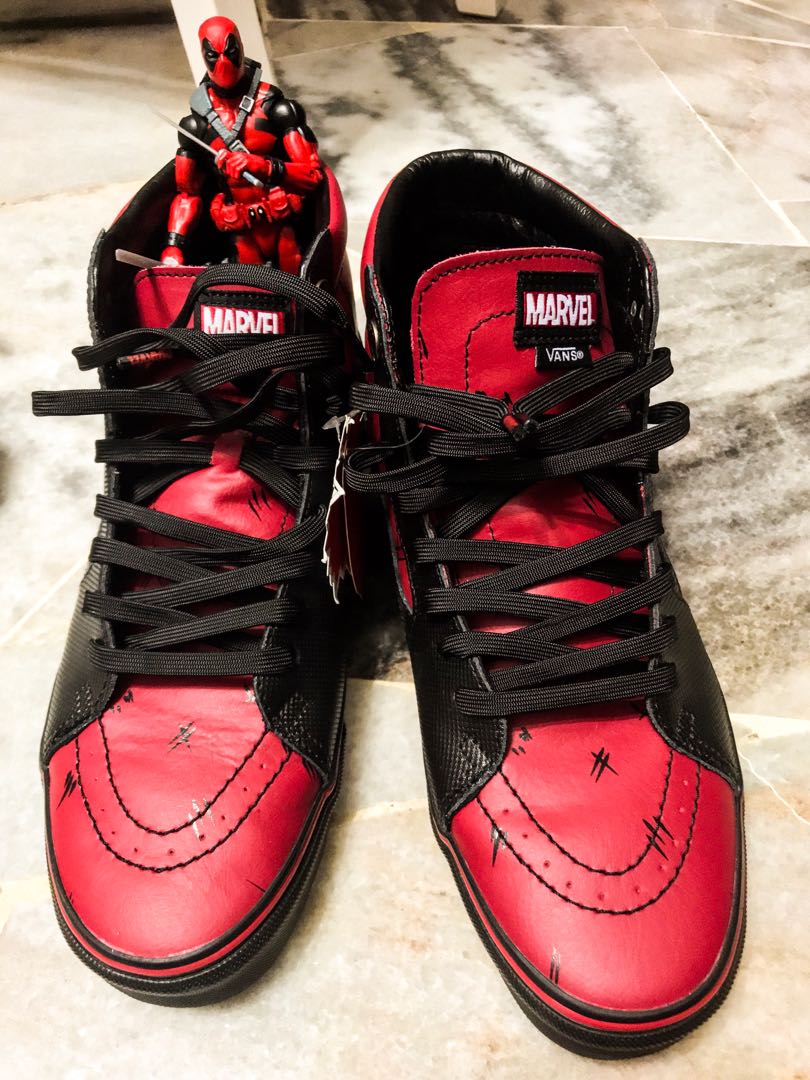 Deadpool vans size 10 hotsell