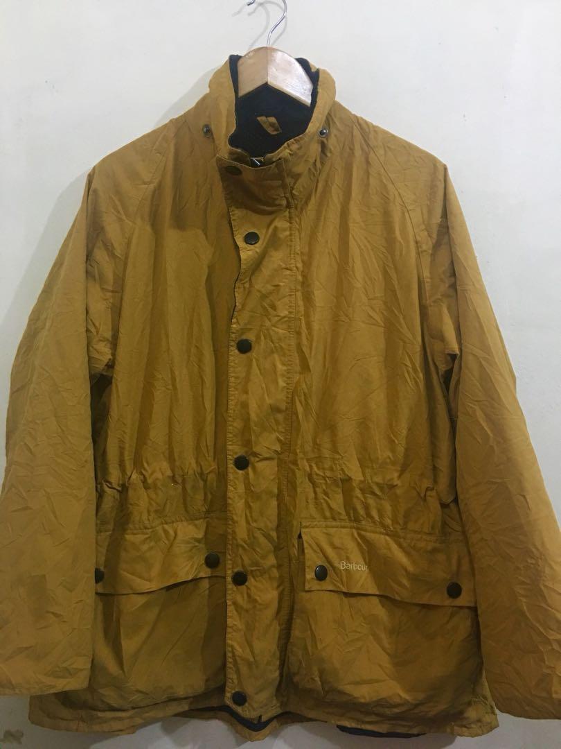 barbour mustard jacket