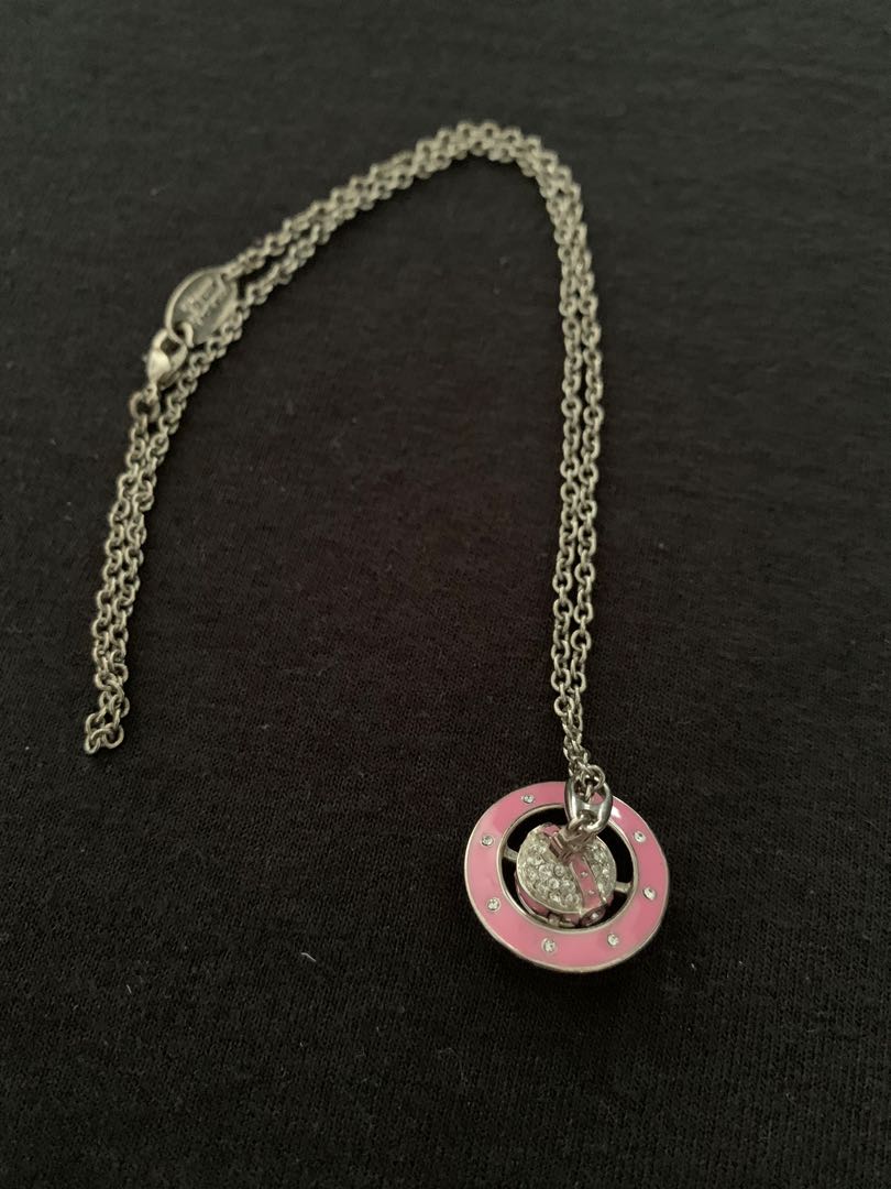 Vivienne Westwood Pink Galaxy Orb Necklace