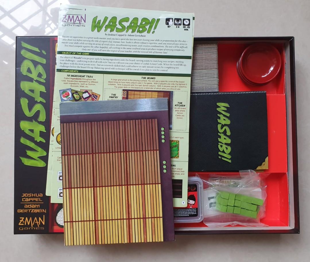 Wasabi! Board Game RARE COMPLETE, Hobbies & Toys, Toys & Games on Carousell
