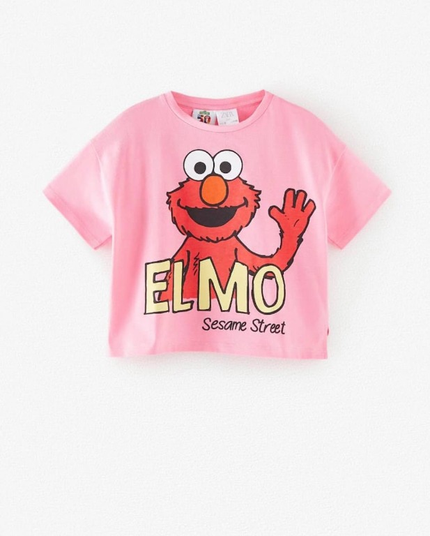 ZARA Kids Elmo Sesame Street T Shirt Authentic and Brand New Babies Kids Babies Kids Fashion on Carousell