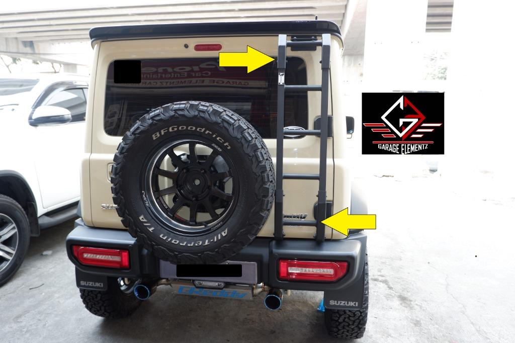 2019 to 2023 Suzuki Jimny Goliath Rear Ladder steel Free Installation ...