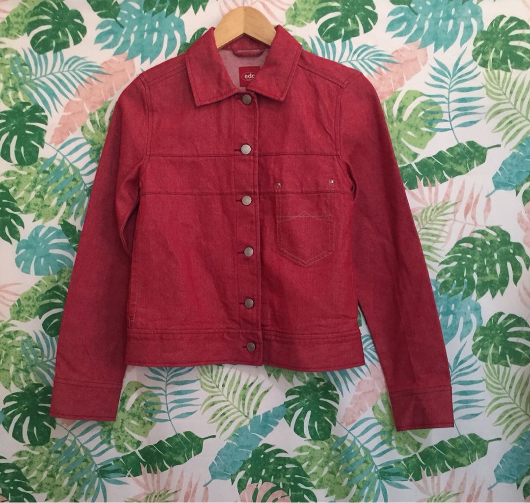 esprit red jacket