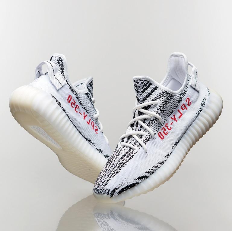 adidas Originals Yeezy Boost 350 V2 Zebra CP9654 White Core