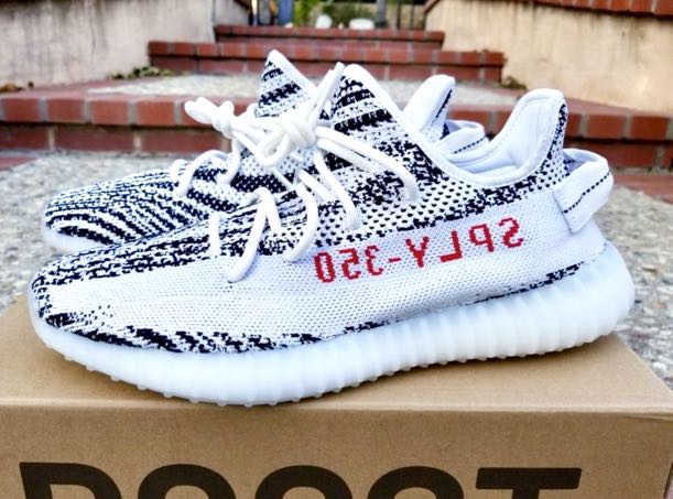 zebra yeezy size 10