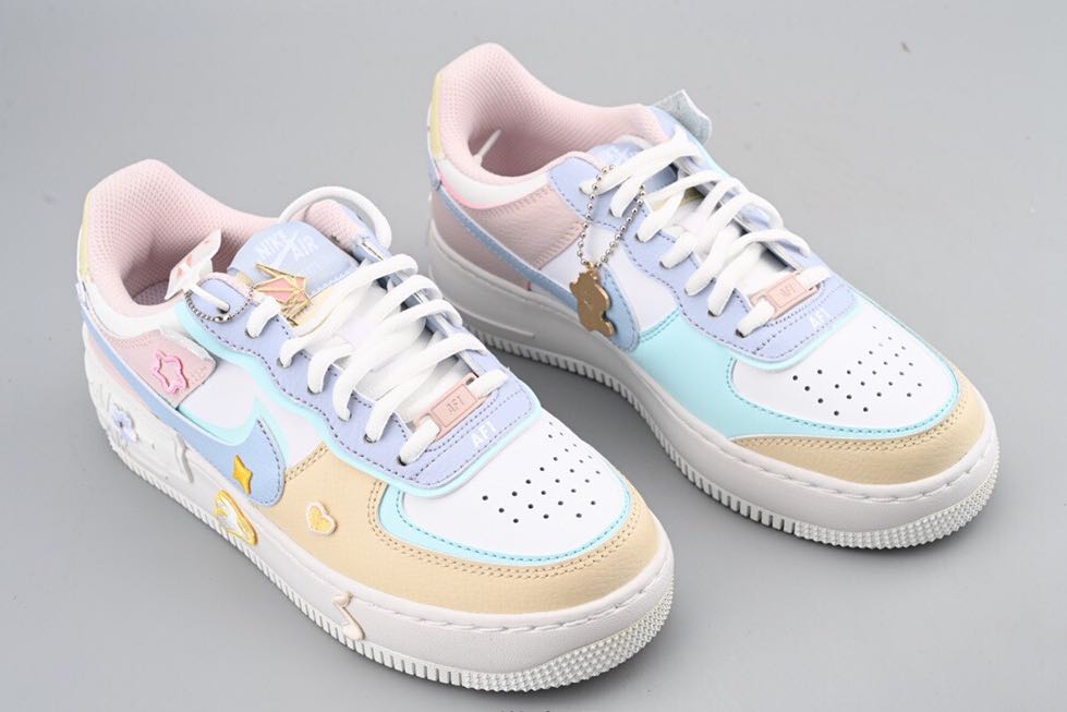 nike air force 1 summit white glacier blue
