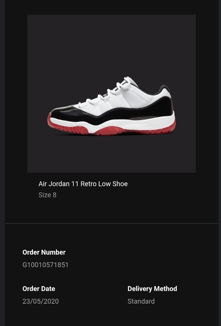 jordan 11 low size 8