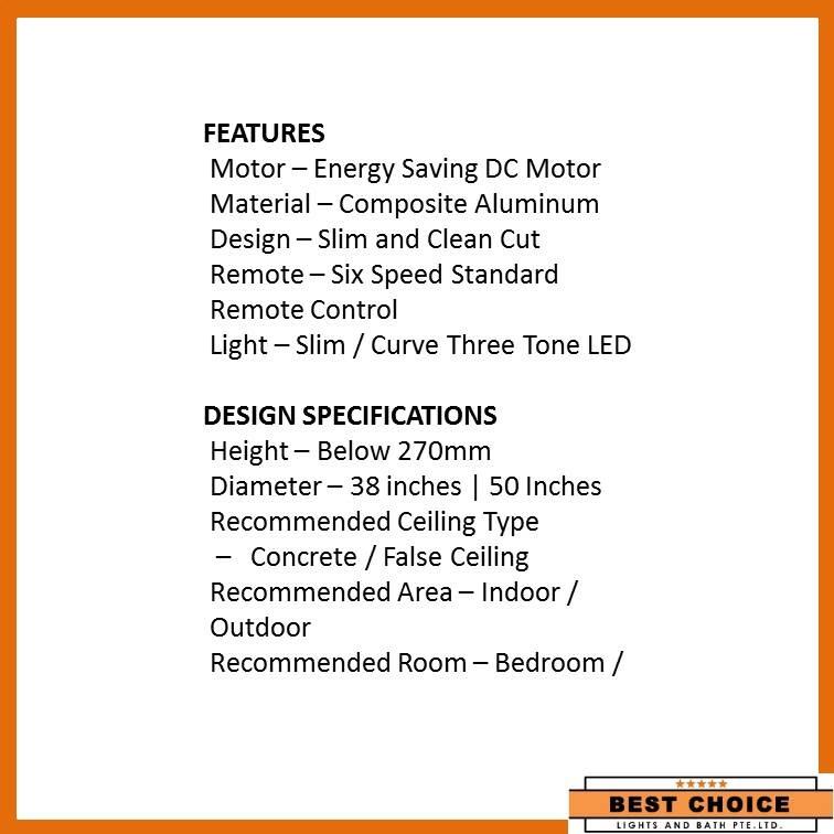 Free Basic Installation Alaska Aspen Dc Ceiling Fan With Light 38 50 Home Appliances Cooling Air Care On Carousell