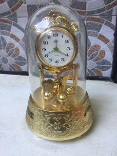 Antique table clock/music box/Jewelry box