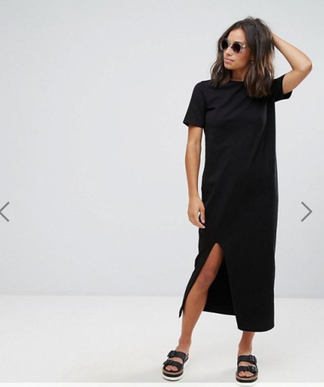 Black T Shirt Maxi Dress 2025