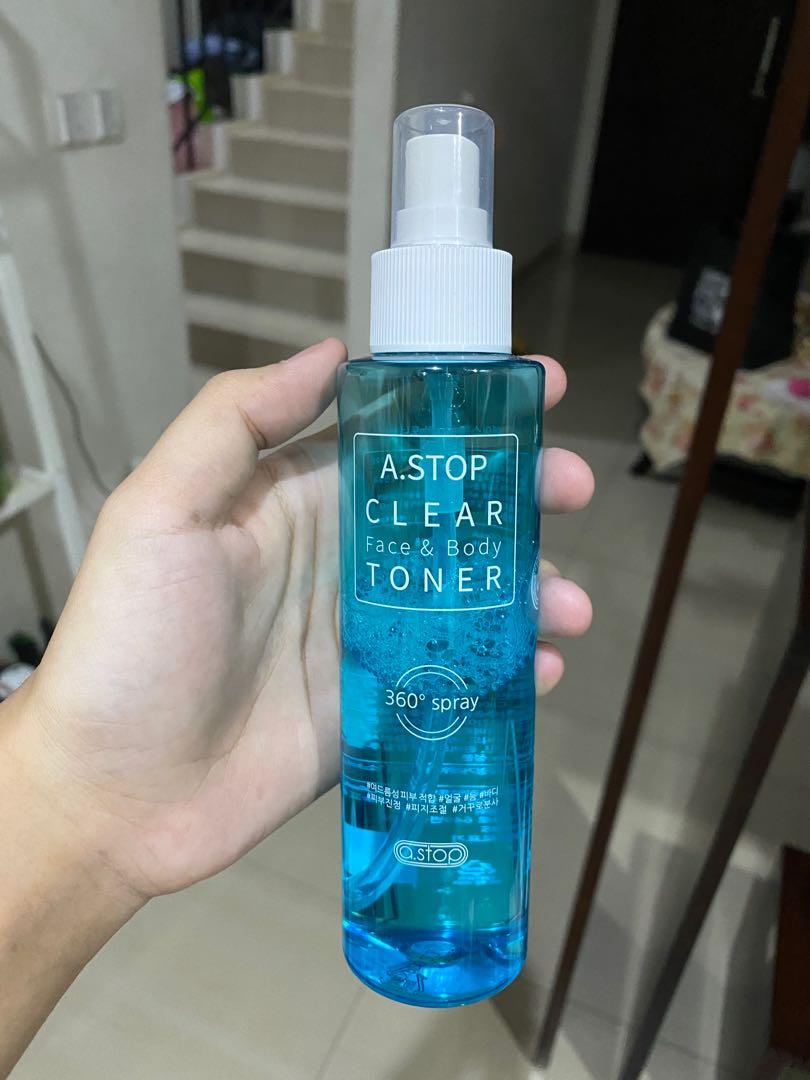 A stop clear shop toner
