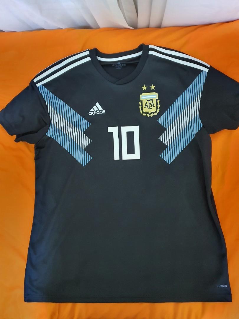 messi black argentina jersey