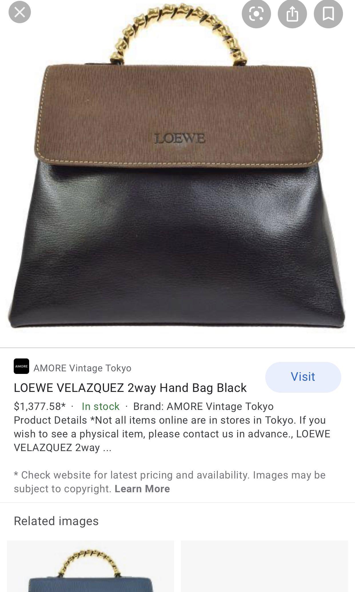 Vintage Loewe Velazquez 2way shoulder bag🧚‍♂️ DM for more