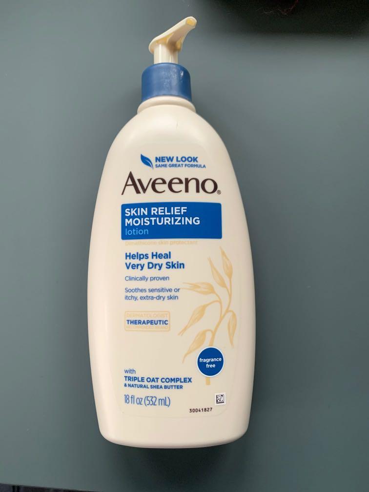 Aveeno Skin Relief Moisturising Lotion Health Beauty Face Skin Care On Carousell Formulated with a prebiotic triple oat complex* (oat flour + oat extract + oat oil) and shea butter. carousell
