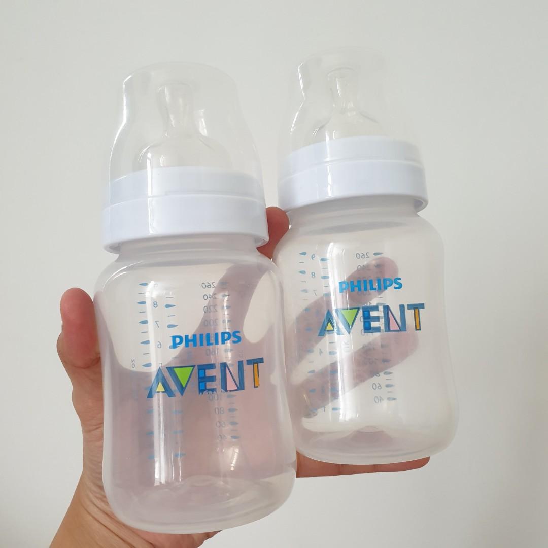 philips avent feeding bottle with spoon