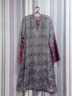 Baju Kurung (hijau biru maroon)