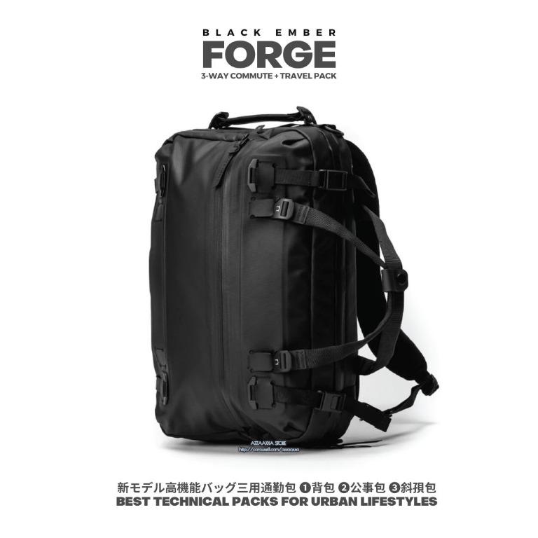 BLACK EMBER FORGE-MAX 美國品牌 人體工學機能背囊 城市 商務 旅游 ❸用通勤包 THREE-WAY WEATHERPROOF  COMMUTE PACK + TRAVEL BACKPACK BAG