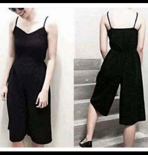 black jumpsuit romper