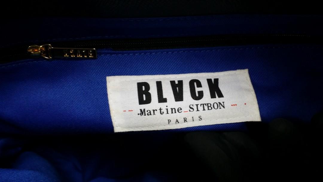 BLACK MARTINE SITBON PARIS TOTE BAG