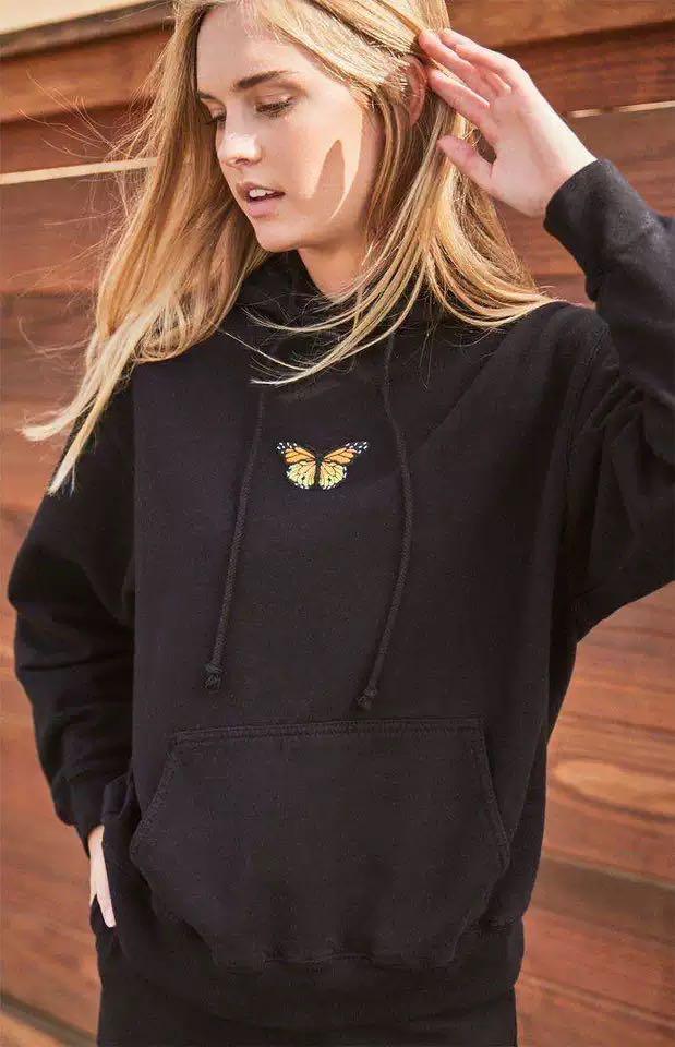 BM Christy butterfly hoodie Women s Fashion Coats Jackets and Outerwear on Carousell