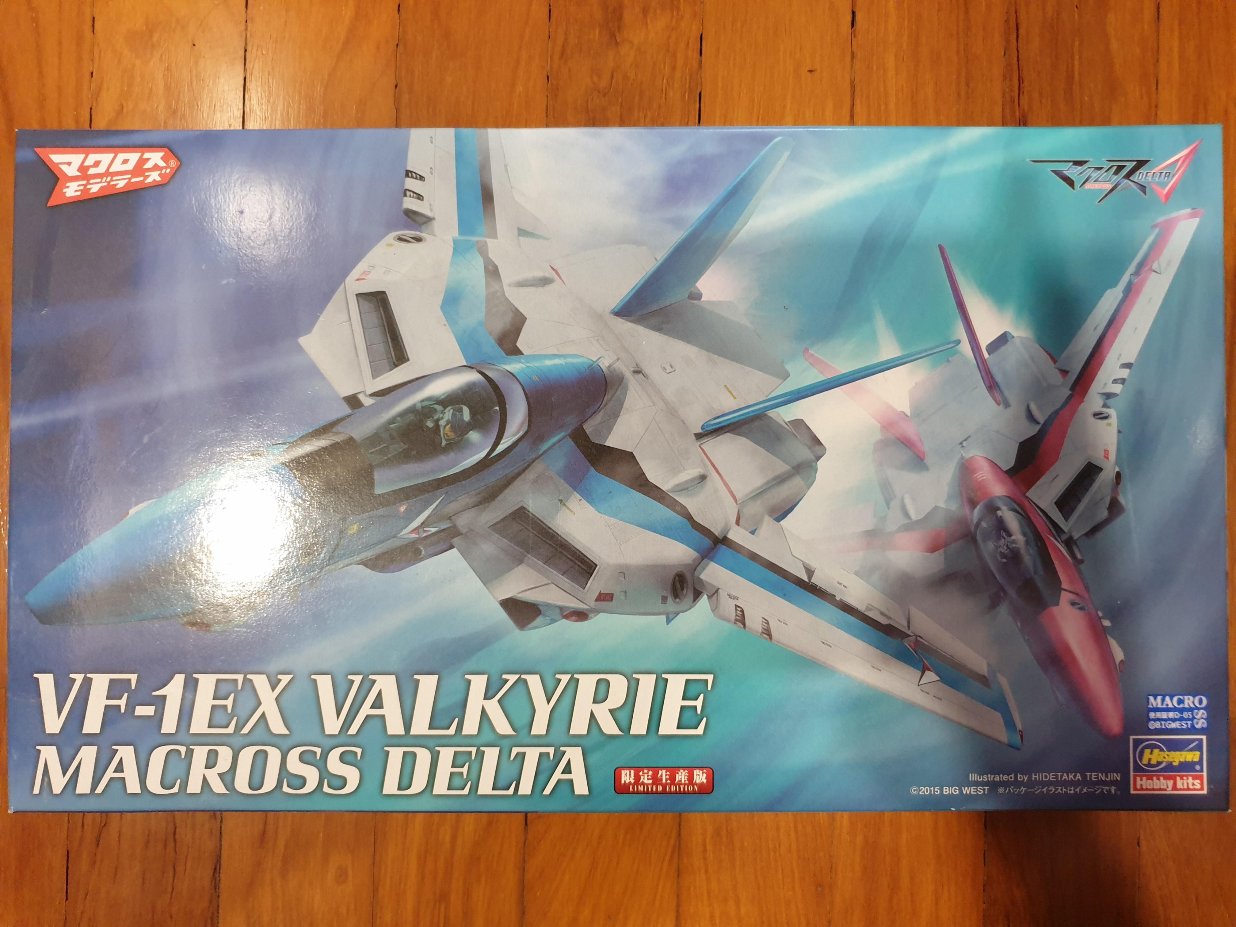 Brand New Limited Edition Hasegawa 1 72 Macross Vf 1ex Valkyrie Macross Delta Nt Gundam Sdf Robotech Tamiya Academy Toys Games Others On Carousell