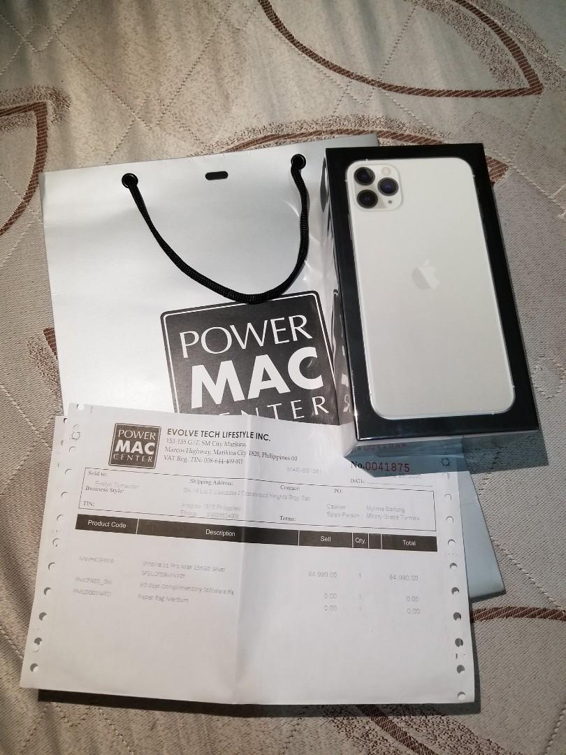 Brandnew Sealed Iphone 11 Pro Max 256gb Silver Factory Unlock Ntc Local From Power Mac Mobile Phones Tablets Iphone Iphone 11 Series On Carousell