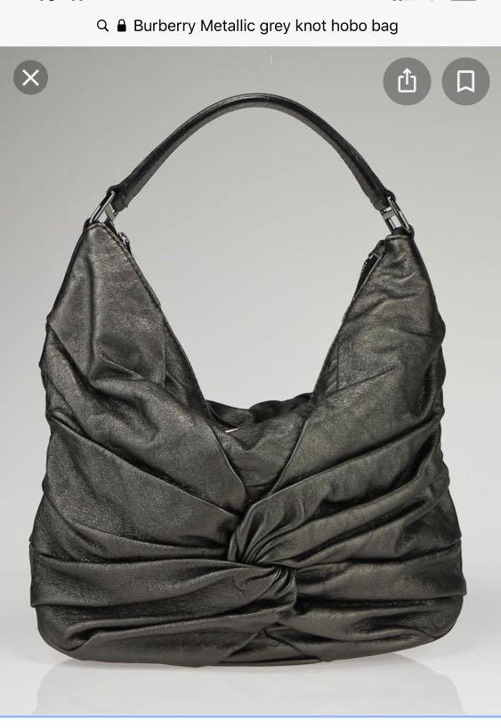 burberry metallic bag