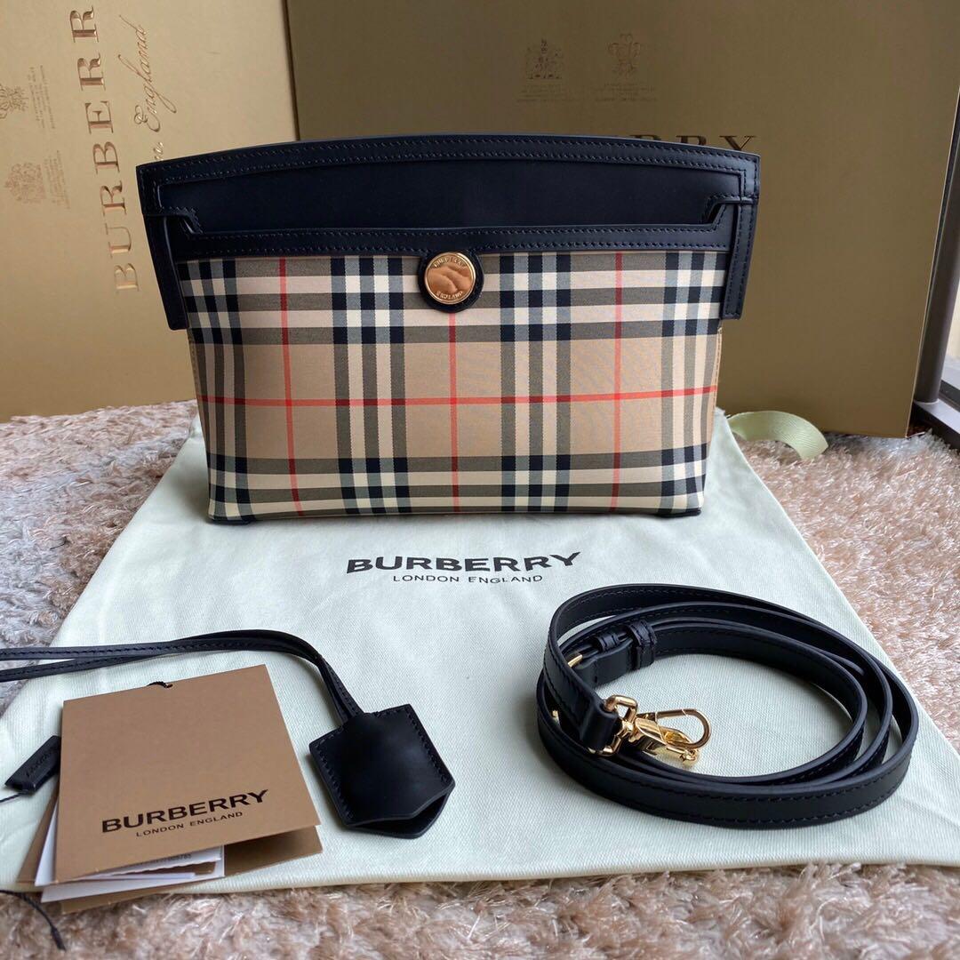 Burberry society bag, Luxury, Bags & Wallets on Carousell