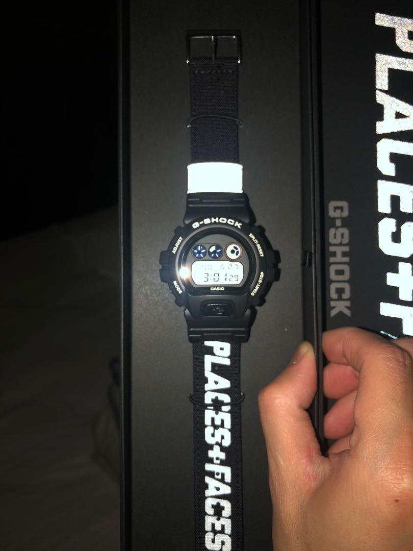 CASIO G-SHOCK X PLACES+FACES DW-6900, 名牌精品, 精品手錶在旋轉拍賣