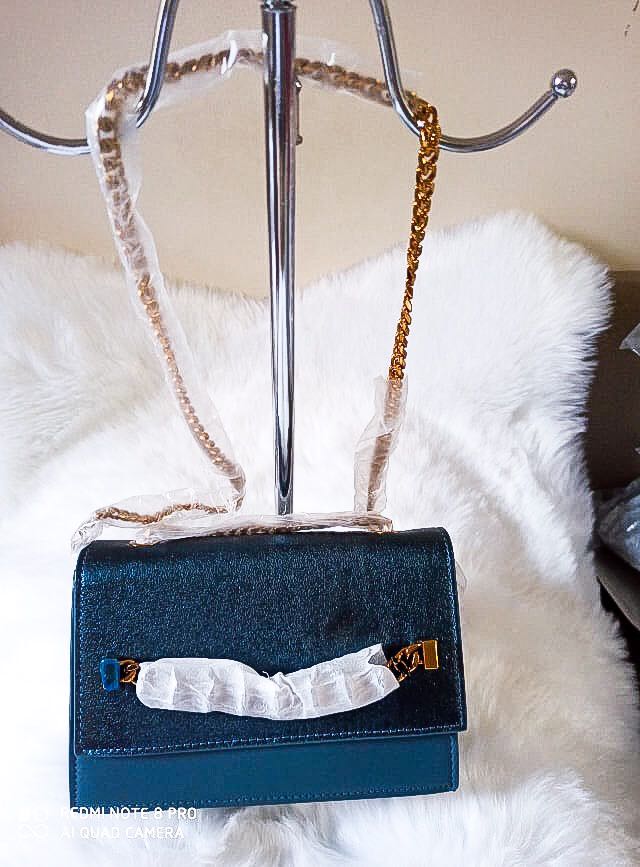 charles and keith denim bag