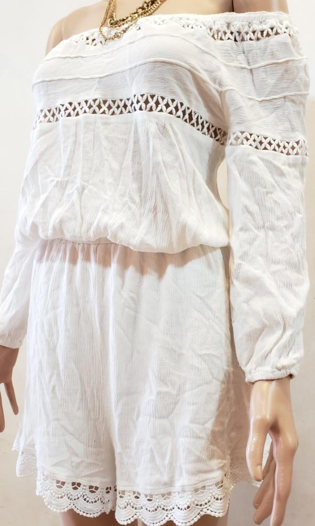 Charlotte russe white romper hot sale