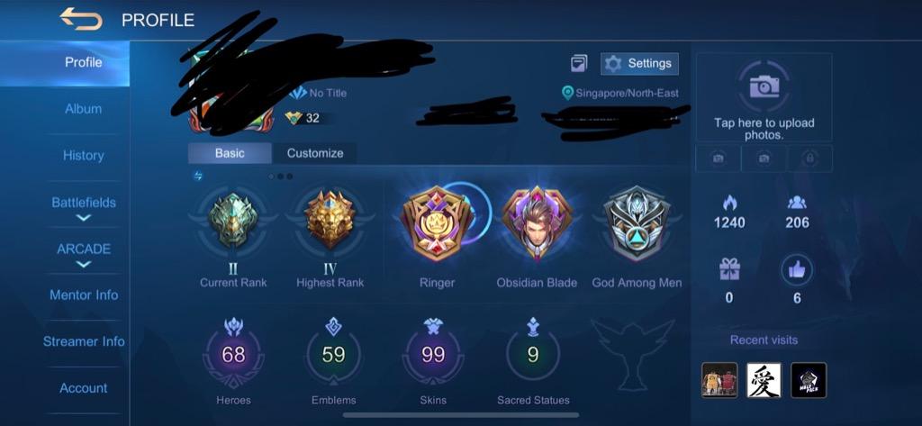 Cheap Legend Alucard Mobile Legends Account Toys Games Video Gaming Video Games On Carousell