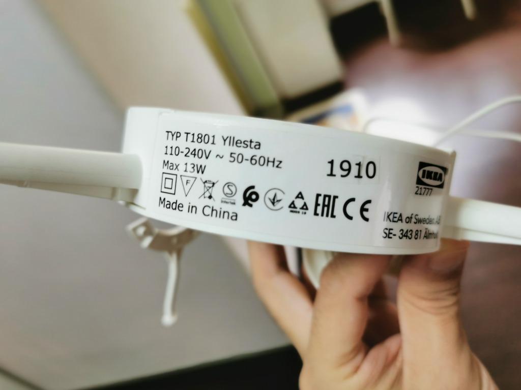 Cloud Shaped LED Ceiling Lamp E27 IKEA （Max 13W）, Furniture & Home